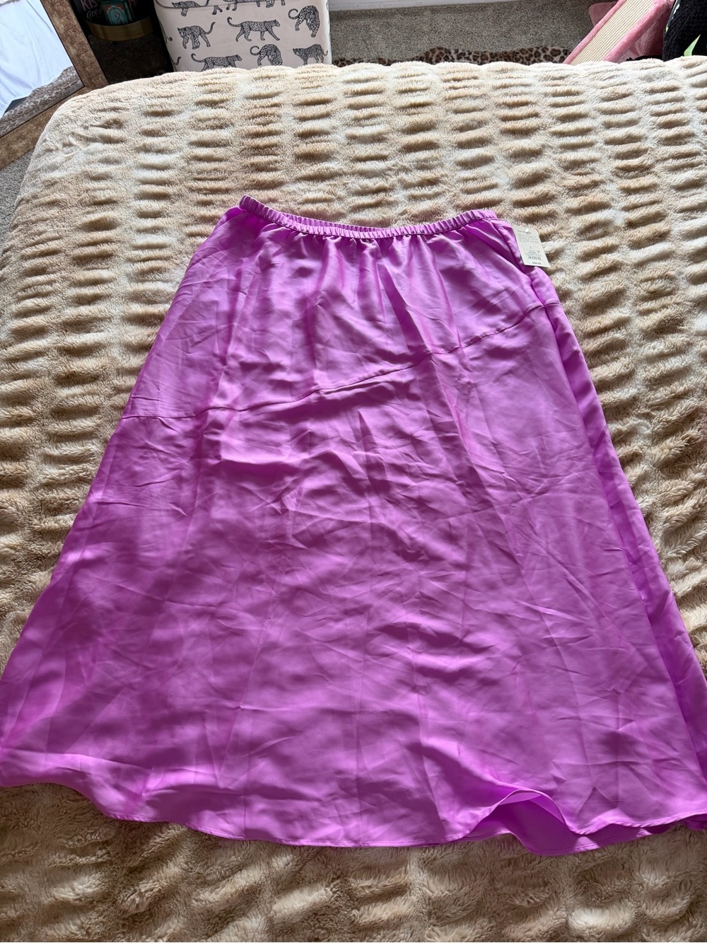 a new day Fuchsia A-Line Skirt